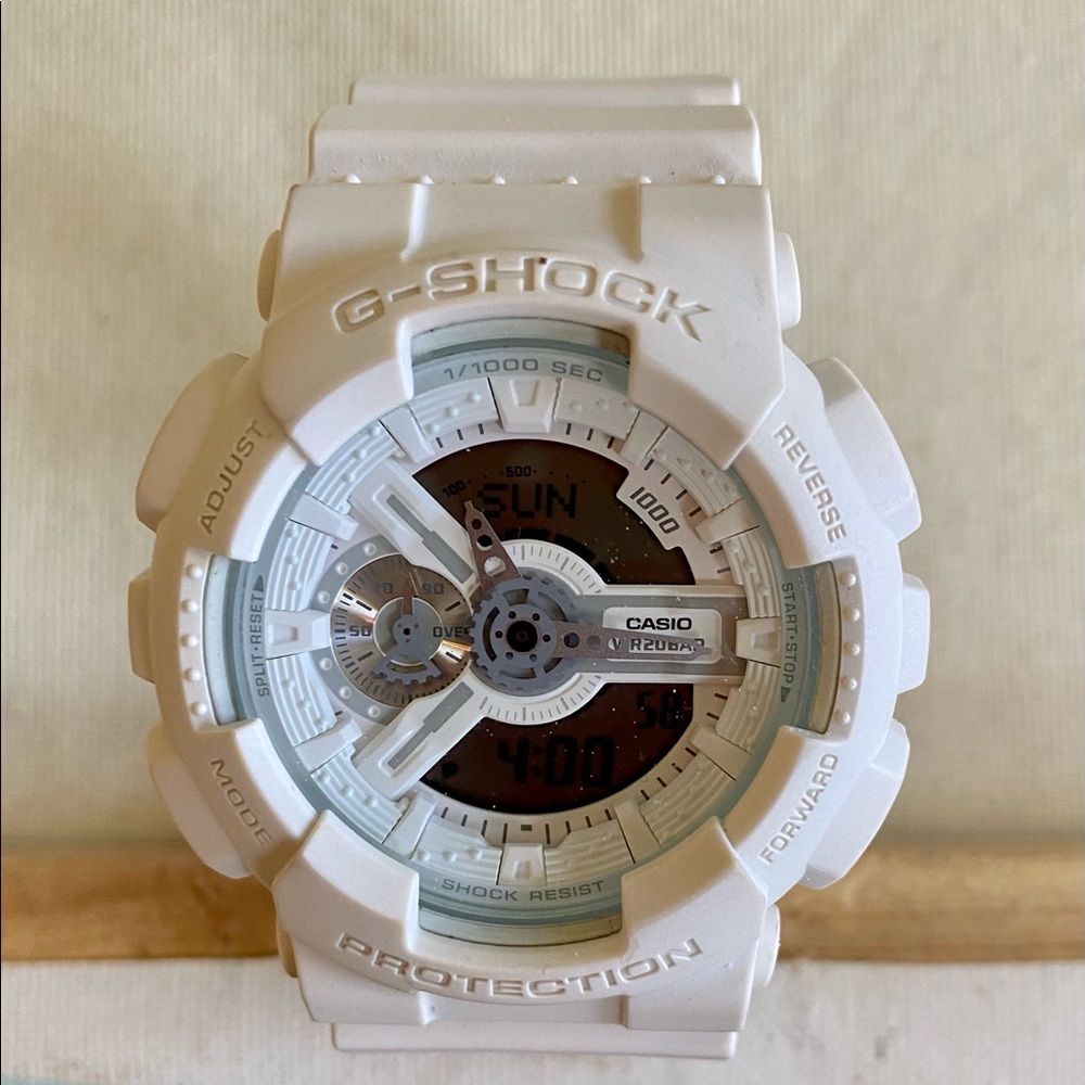 G-SHOCK WATCH- ALL WHITE GA-110BC